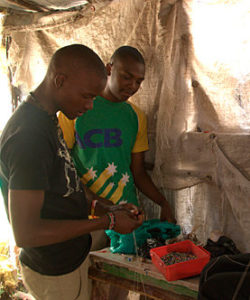 Refugees attending a JRS livelihoods training in Uganda
